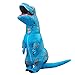Costume Dinosaure Gonflable Deguisement, Adulte Costume dhalloween Costume de FêTe de Carnaval, Taille Unique, Marron (150-190cm)