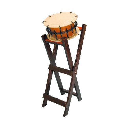 Amazon.co.jp: 締太鼓30cm(ボルト締め・くりぬき胴) 立台座セット 