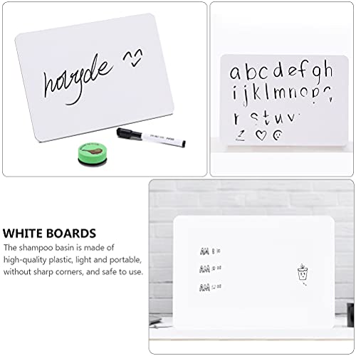 Cabilock 5 Stks Frameloze Whiteboards Houten Witte Boards Vroege Onderwijs Tekenborden - Image 4