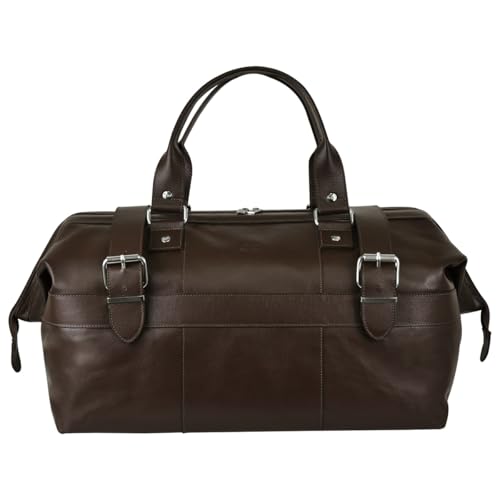 Mala de Viagem EIFFEL em Couro (Café)