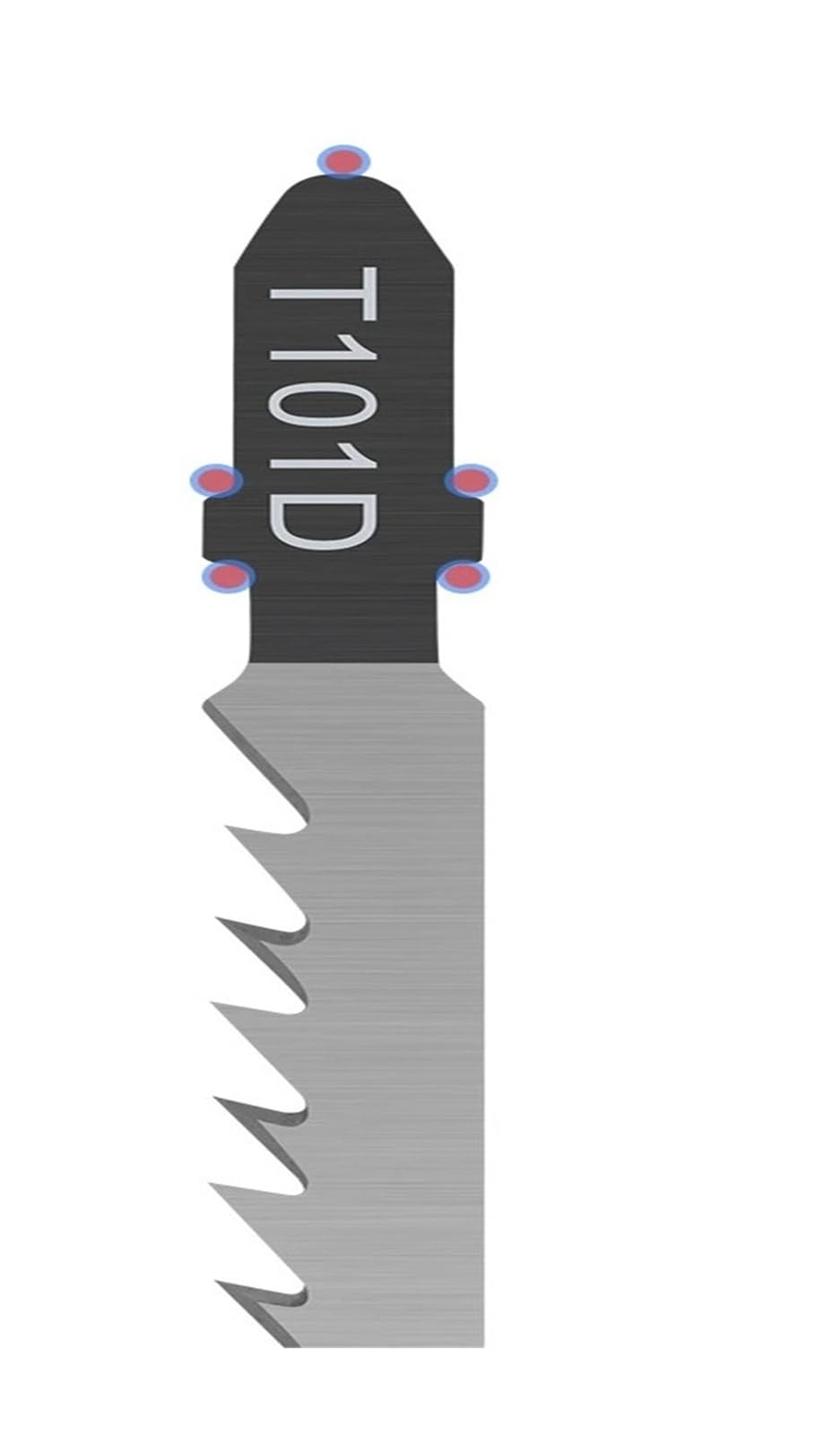 Lame de scie T244D à denture espacée pour chantournage rapide bois et plastique