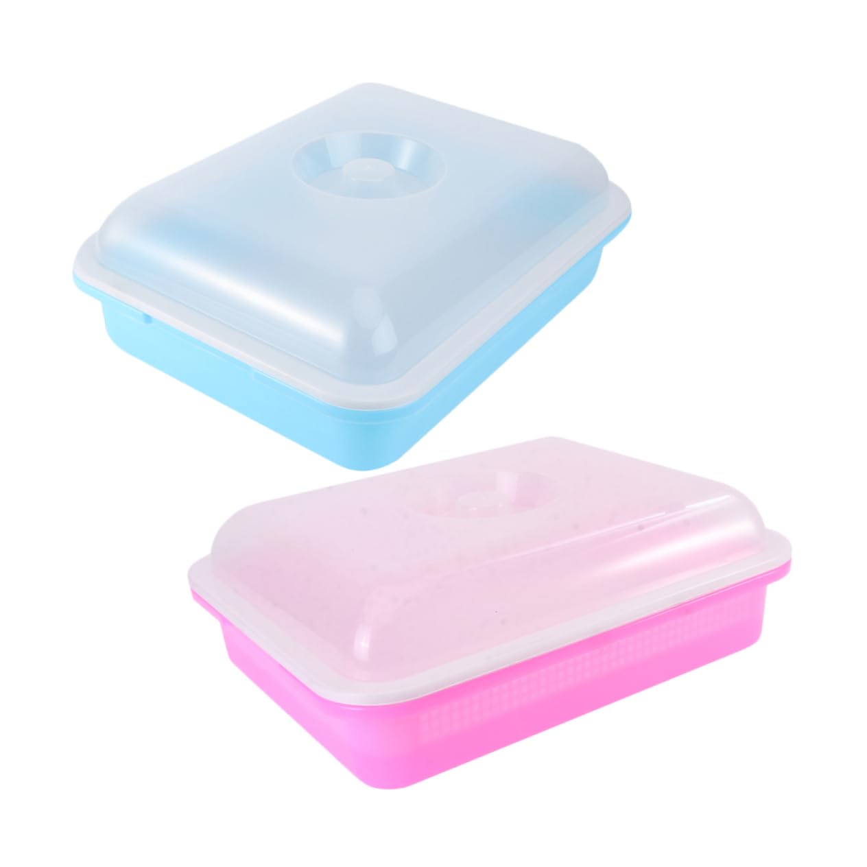 TOYANDONA 2 Juegos Bandejas de Germinación para Plántulas con Tapa para Cultivos de y Huertos y para Interiores y Exteriores para Mung Bean y Frijoles