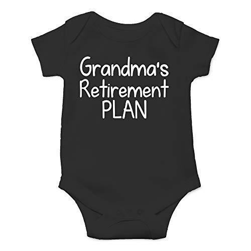 Image of CBTwear Grandma’s Retirement Plan - Baby Clothes - Funny Newborn Bodysuit Outfits for Boys and Girls