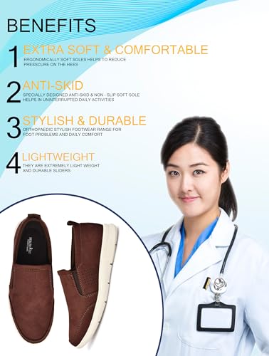 Image of HEALTH FIT Super Extra Soft Casual /Sports /Slip-on Sneakers /semi Formal Soft Cushioning Insole Running Walking Jogging Athletics Comfortable and Stylish Mens /gens Lightweight shoes-142
