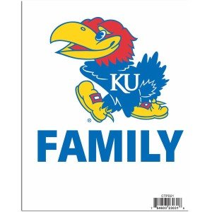 NCAA Kansas Jayhawks Team Pride Decal