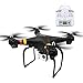 Produktbild GW180 RC Quadrocpter Drohne mit 4K WiFi HD Kamera Fernbedienung Hubschrauber Kinderspielzeug,Black,4k
