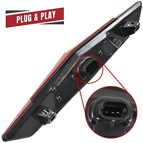 SAUTVS Red LED Tail Light for Ski-Doo/Spyder, Red Rear Brake Stop Light Tail Lamp for Can-Am Spyder F3 RT 2019-2025 / Ski-Doo MXZ Renegade Summit 600 850 2017-2025 Accessories (Replace #520001143) by SAUTVS - Image 5