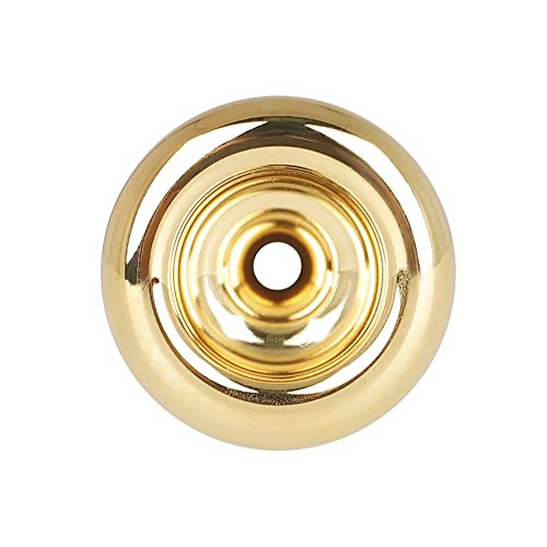 OriGlam Trumpet Mouthpiece 17C Brass Gold Plated Mouthpiece Replacement Part for Brass Wind Musical Instrument Parts - Thumbnail 7