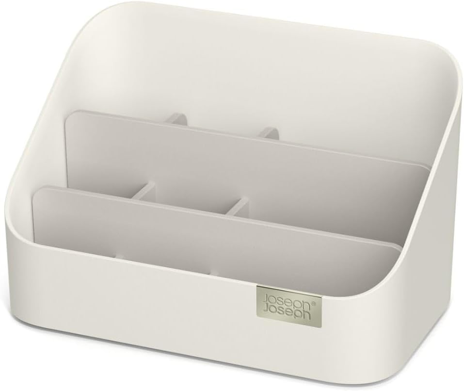 Joseph Joseph Viva Tiered Cosmetic Organiser, Small, Cream, 75002, Make Up Caddy