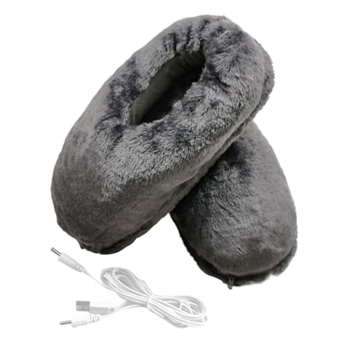 Chaussures chauffe-pieds en peluche de qualité supérieure avec isolation thermique intégrée