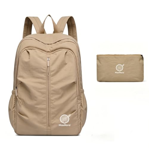 MaxMoro 20L Foldable Travel Backpack with Laptop Sleeve