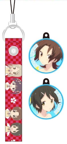 Pendentif Sakura Trick Kaede Yuzu pour sac et smartphone anime