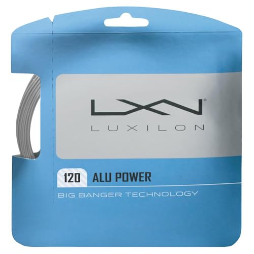 Wilson Unisex – Erwachsene ALU Power Feel 120 Set Strings, Silver, 12,2 Meter