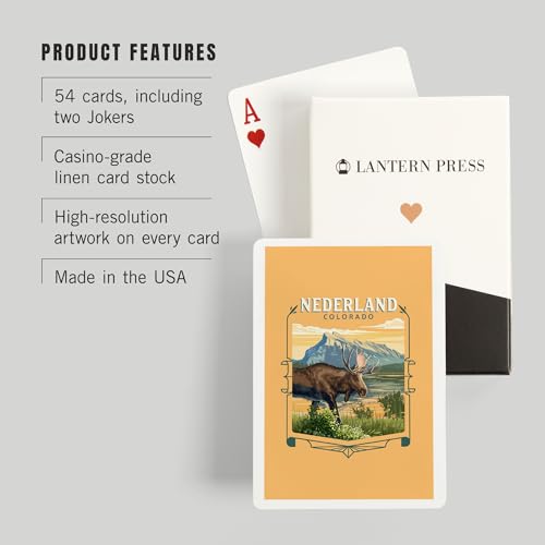Lantern Press Baraja de Poker de 52 cartas para adultos miniatura 3