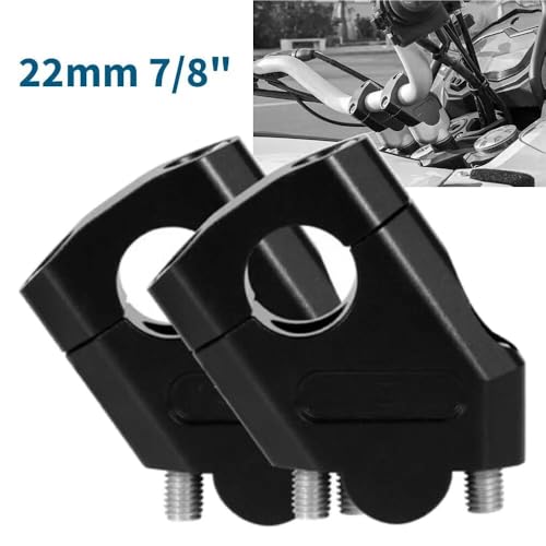 Elevadores de manillar 22 mm con extensión robusta para ajuste universal 3