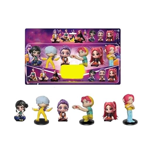 Figuras K-Pop De-Mon H-unters, 6 Unidades/Set Muñecas K-Pop De-Mon Hun-ters con Accesorios y Trajes, muñecas Rumi/Mira/Zoey para coleccionar y Regalar a los Fans (H) | Ya disponible en tu tienda friki favorita! En mundofriki.es!