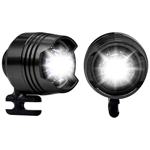 2Pcs Headlights for Croc Shoes, IPX5 Waterproof with 3 Light Modes, Small Lights for Croc Shoe Decoration Charms Funny Shoe Accessories, Christmas Birthday Gift for Adults and Kids (Black) Cover