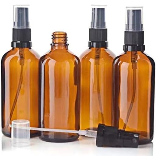 100 ml Refillable Amber Fine Mist Spray Bottles With Spray Pump For Uses For Diy Perfume, Essential Oils, Blends, Aromatic Water, Beauty Products (Pack Of 1)-image-9