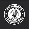 Fruit of the Loom St Mirren T-Shirt The Buddies Breast Logo Unisex Adult Football Fan Cotton Short Sleeve Top Black XXL #1