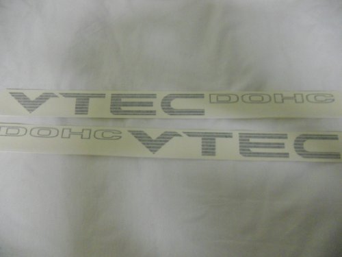Racing Decal Sticker for DOHC VTEC (New) Black X2