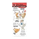 Art Impressions Funny Farm Spring Chicken Set Clear Stamps