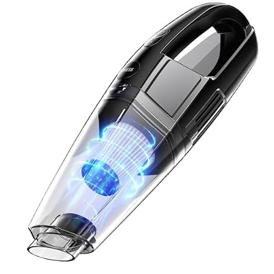 BSRCO Handheld Vacuum Cordless 8000PA, Car Vacuum Portable Cordless 30 Mins Runtime & Under 70dB Quiet, Hand Held Vacuum Cleaner, 1.4lbs Hand Vacuum Cordless for Car/Home/Office, Pet Hair