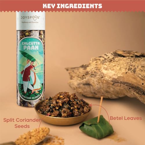 Image of JoySpoon Calcutta Paan Mukhwas 200g, Pack of 2 Traditional Meetha Paan Mix Supari-Free Sweet Pan After Meal Snacks