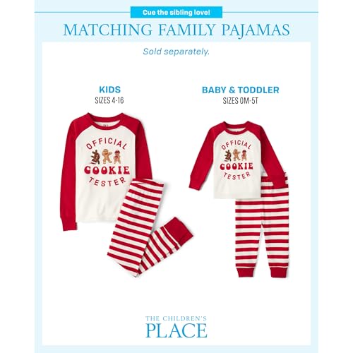 Image of The Children's Place unisex-baby and Toddler Holiday Snug Fit Cotton One Piece Pajamas