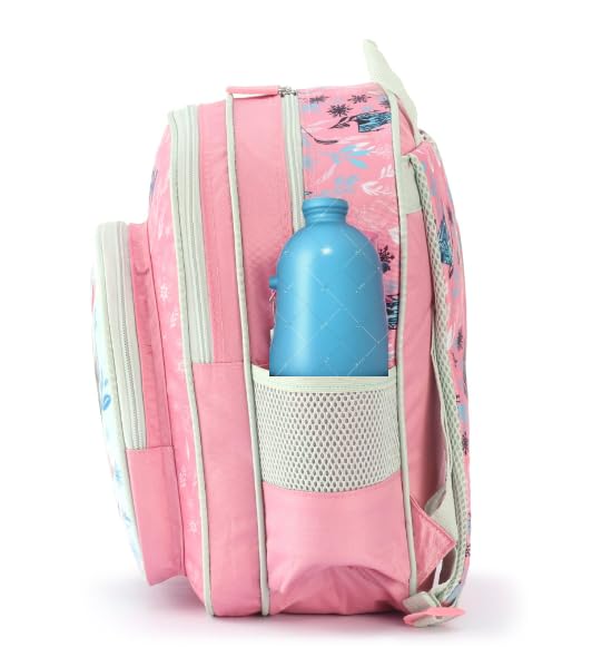 Image of STRIDERS Frozen School Bag for Kids | Fun Lightweight Durable Backpack | Padded Comfortable Straps & Sparkling Design | Ideal for School Adventures | 40cm