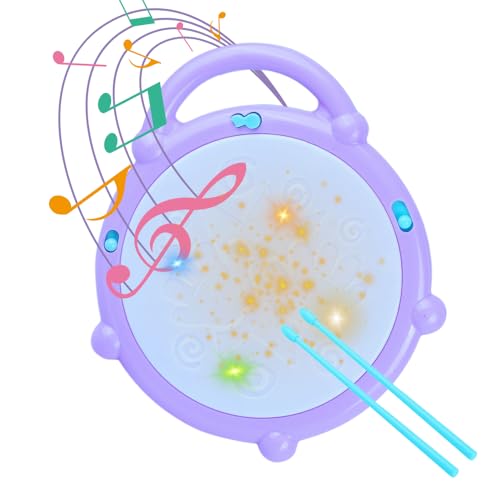 Image of Estilo Musical Flash Drum with 3D Lights Music Baby Toy