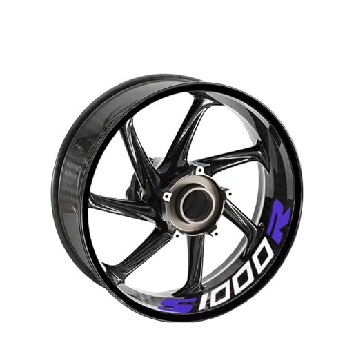 Autocollants réfléchissants de jante moto haut de gamme durables pour BMW S1000R