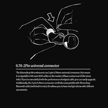 Amazon.co.jp: Moondrop S8 8BA IEM Bass HiFi インイヤーモニター