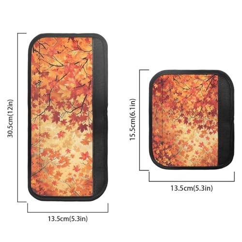Image of Maple Leaf Refrigerator Handle Covers Set of 6 Waterproof Fridge Handle Covers for Kitchen Easy to Install Appliance Handles Cover for Microwave Oven Stove Dishwasher Gift for Friends