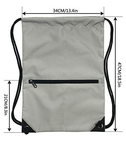 Image of HOLYLUCK Drawstring Backpack Bag Sport Gym Sackpack