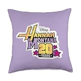 Disney Hannah Montana 20th Anniversary Official Logo Throw Pillow
