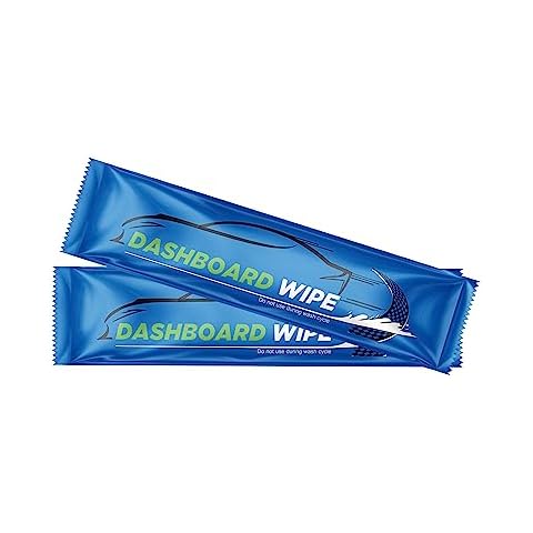 Diamond Wipes Car Wash Wipes with Refreshing Lemon Scent, Pack of 50 Individually Wrapped Wipes, Dashboard Car Accessories Travel Essentials Cover