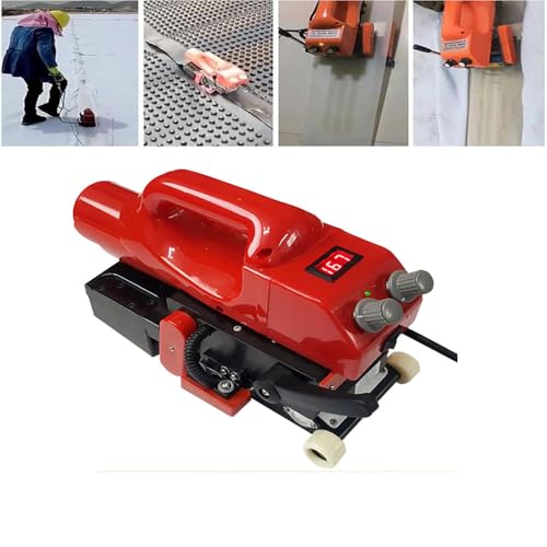 Máquina de Soldadura de geomembrana, máquina de Soldadura de película, máquina de Soldadura de geomembrana trepadora con Pantalla Digital, para Carreteras, túneles, Puentes y embalses, 220 V