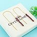 CRYSTALINES Lightweight Dangle Threader Earrings, Natural Garnet Gemstones Beads Piercing Earring, Handmade Pull-Through Designer Women Jewelry, Healing Crystals, 14K Gold Plated, Christmas Gifts