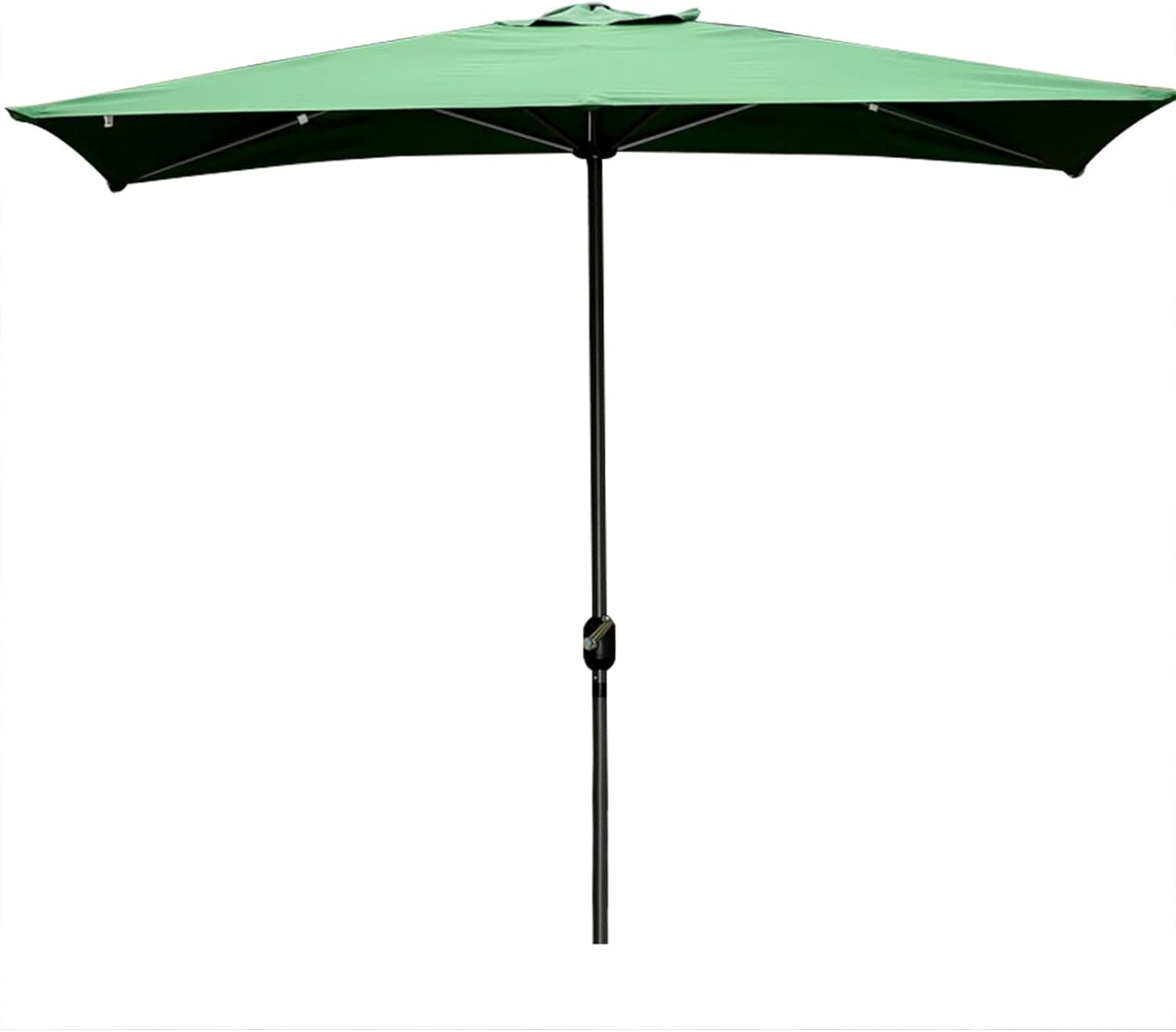 2.5M Half Round Patio Umbrella Semicircle Market Garden Parasol Wall