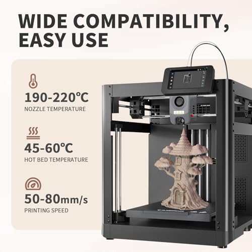 Image of Reprapper Wood PLA 1.75 - Walnut & Natural Composite Filament, Infused with Real Wood Fiber for Sanding Staining, 1.75mm 3D Printing Filament, 1KG