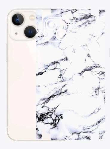 Image of AtOdds - Full Body Back Screen Guard Protector Film - Lamination Wrap Skin Sticker for iPhone 13 mini | Scratchproof Matte Finish (Design - Marble)
