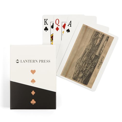 Baraja de 52 cartas estilo póker Blue Hill Maine