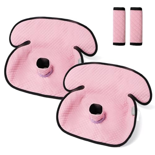 TinlyFinly Baby Potty Training Car Seat Protector Cover, 2 Pack, Pink