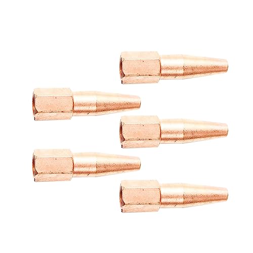 Harilla Boquilla de Soplete de Soldadura de Cobre Puro Portátil H01-2 Cabezal de Soldadura Fácil para Equipos de Soldadura DIY, Acetylene