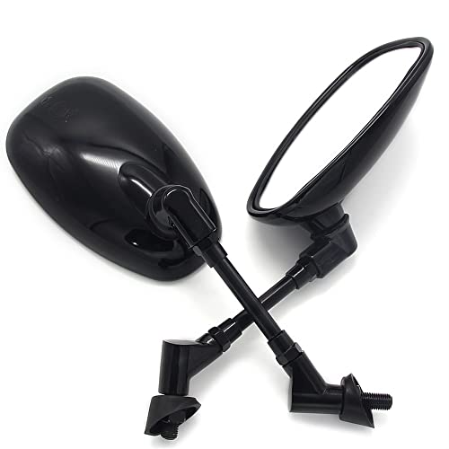 Espejo Retrovisor Lateral de repuesto ABS negro para Yamaha XVS 5