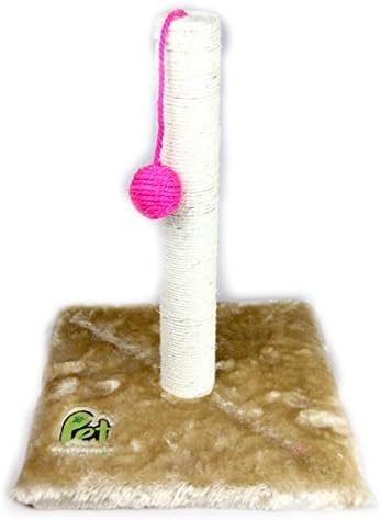 Pet Magasin Cat Scratching Post with Sisal Rope and Hanging Ball - Interactive Activity Cat Trees and Towers Toy for Small Medium & Large Cats
