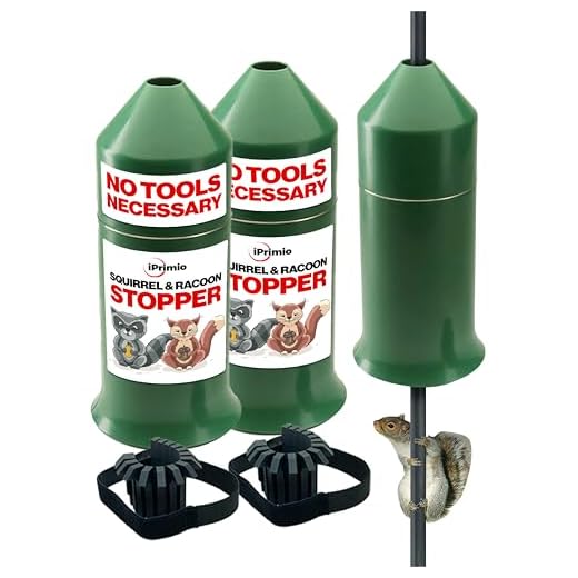 iPrimio 18" Squirrel Feeder Baffle