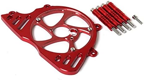 Accessories ACZ Motorcycle CNC Aluminum Front Engine Sprocket Protection Chain Guard Cover Protector for Kawasaki Z1000 Z 1000 2010-2016 - (Color: Red)