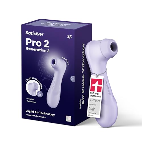 Satisfyer Pro 2 Generation 3 Vibrator | Liquid-Air-Technologie | Leise Starke Klitoris-Stimulation | Druckwellenvibrator mit Vibrationen | Sex-Spielzeug Geschenk für Frauen | Erotischer Dildo Frau