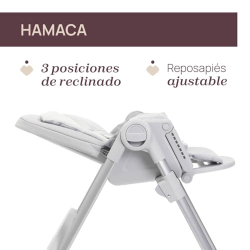 Miniatura 3 de Chicco Polly Armonia Trona Evolutiva Para Niños De 0 Meses Hasta 40 Kg, Trona 3en1, 9 Niveles De Altura, 3 Posiciones De Reclinado, Reposapiés Regulables, 4 Ruedas, Cierre Compacto, Gris Oscuro